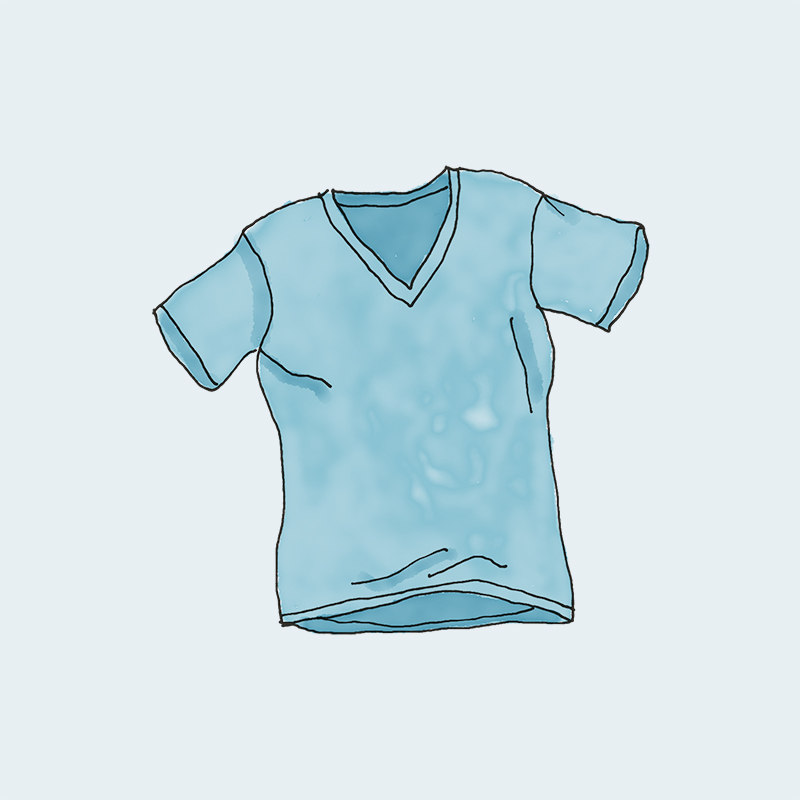 V-Neck T-Shirt — изображение 3