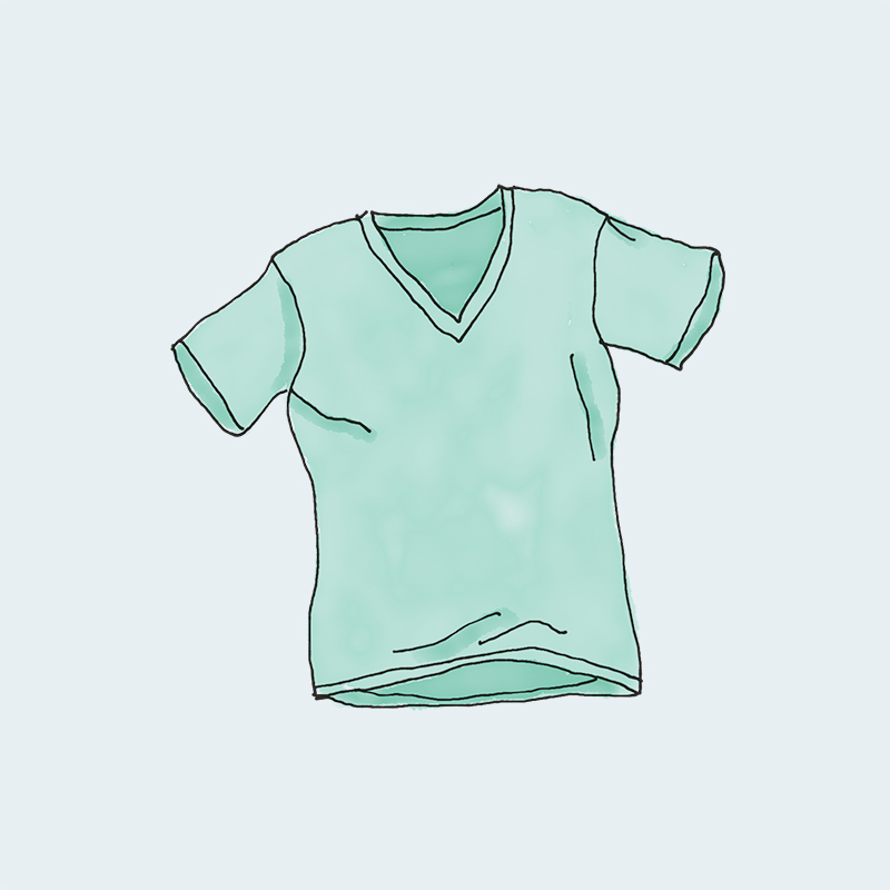 V-Neck T-Shirt — изображение 2